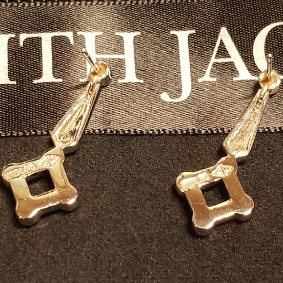 Judith Jack Vtg Sterling Marcasite Drop Earrings - Picture 6 of 7